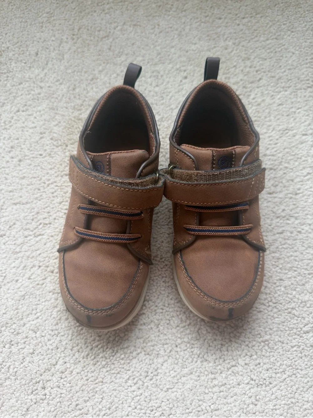 Size 11 | Boys Stride Rite Brown Leather Ethan Sneaker